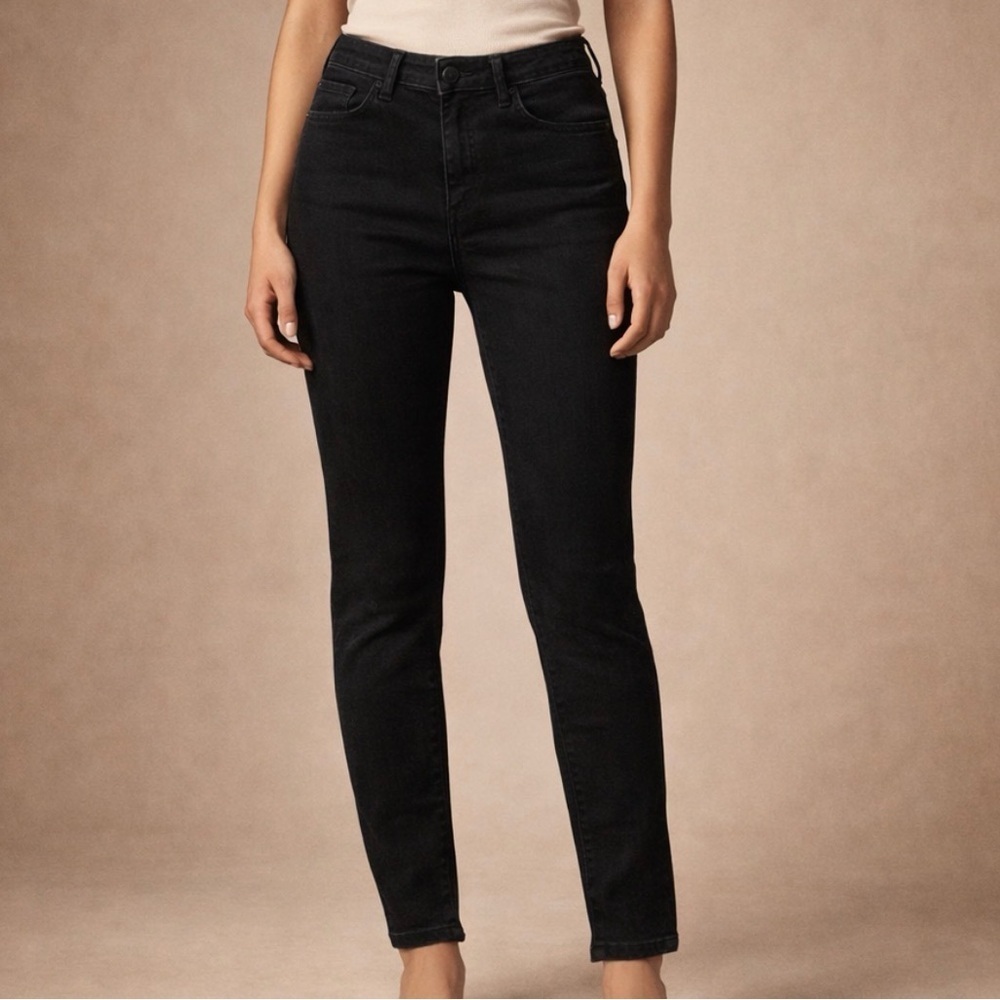 GAP Gray/Black Women's High Rise Black Jeans Simmer Leggings/Jeggings Size 12